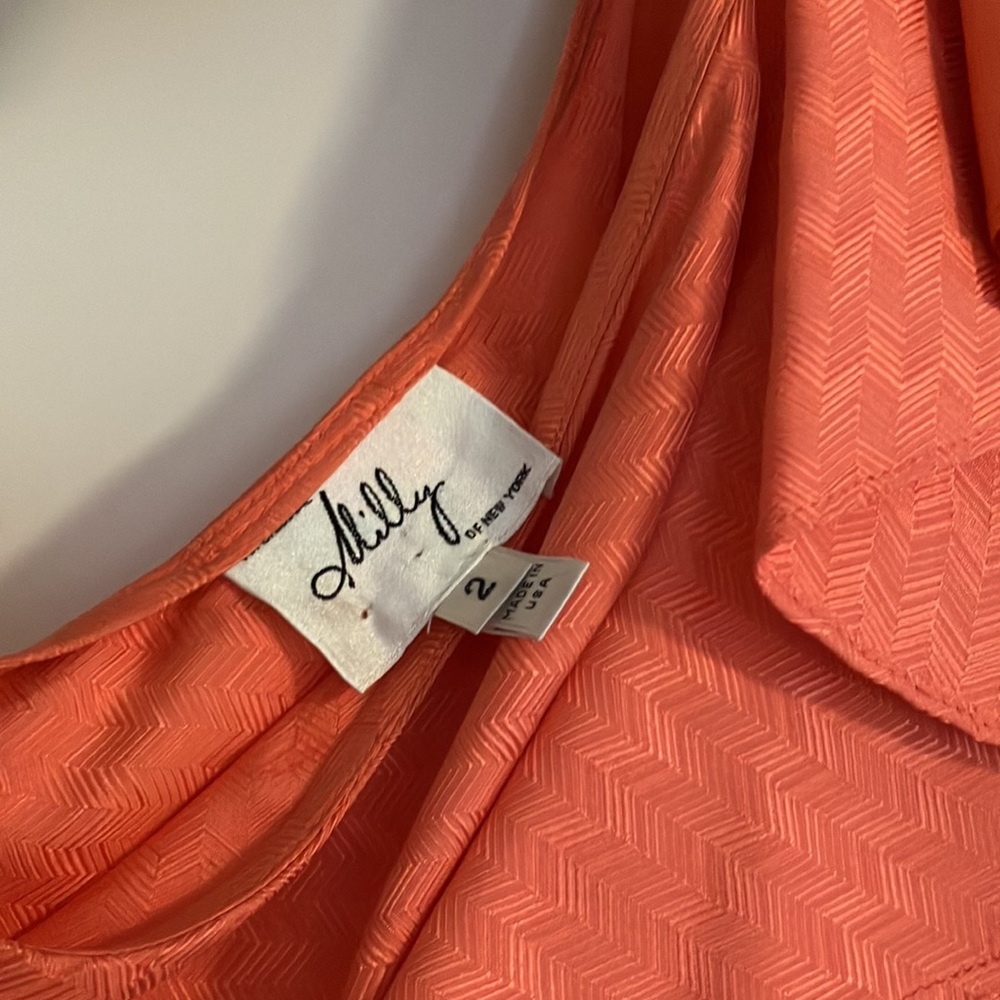 Milly Women’s One Shoulder Dress - Picture 2 of 6